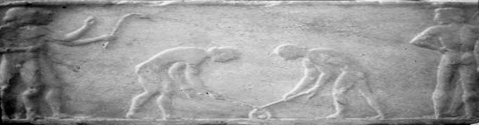 Grabmalerei aus dem Niltal 4000 v. Chr.